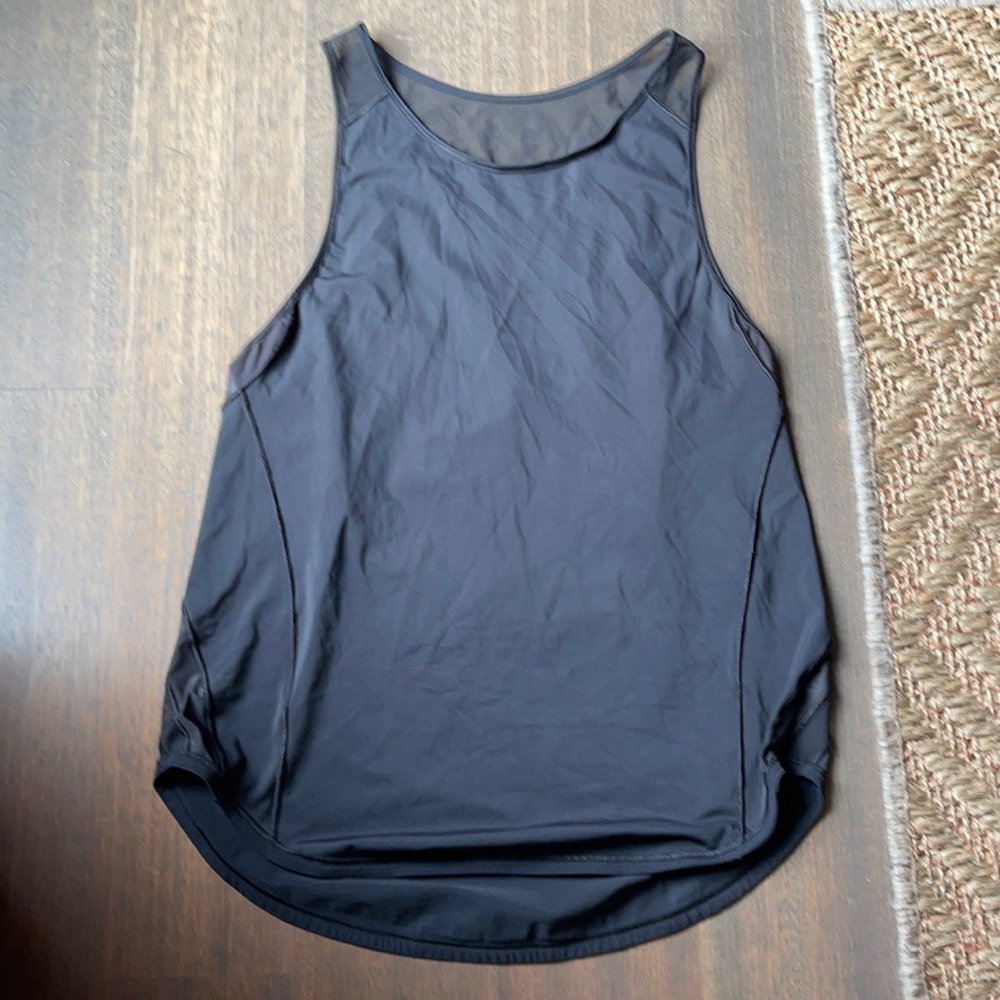 Lululemon for the run tank top black 4